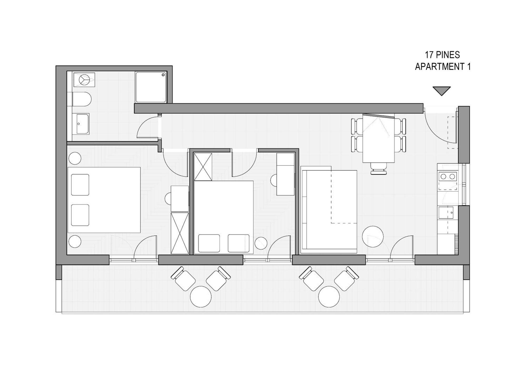Apartma 17 Pines *